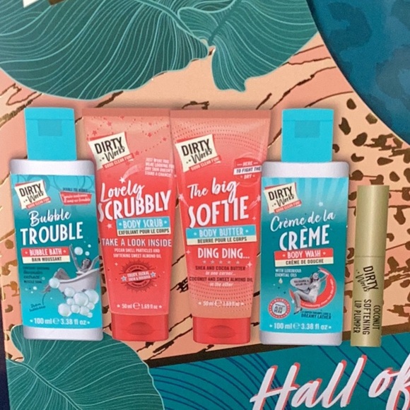 Dirty Works Skincare 5 Piece Gift Set Good Clean Fun Hall Of Fame New - Picture 3 of 4